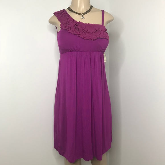 Soma Dresses & Skirts - SOMA NWT Orchid Bloom Chiffon Sleeveless Dress M